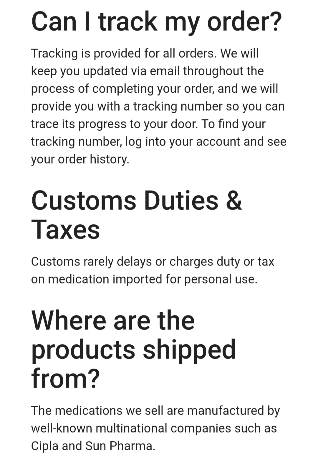 Shipment Information Part 2